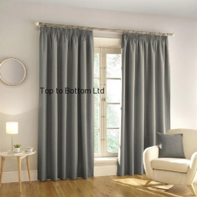 Grey curtain