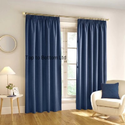 Navy curtain