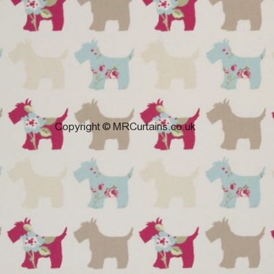 Scotties curtain fabric