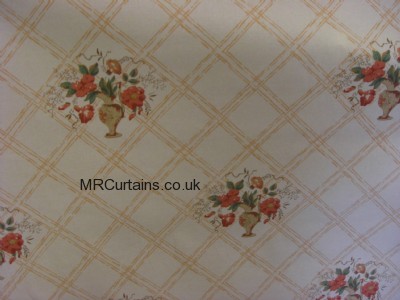 Highbury Trellis ( Nouveau Fabric)roman blind