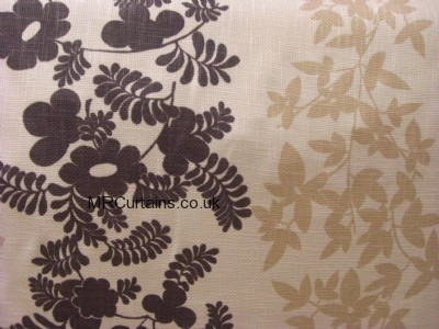 Brown/Cream curtain