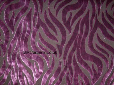 Aubergine curtain