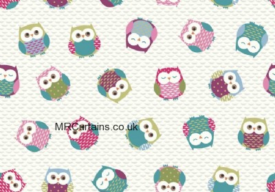 Owls curtain fabric