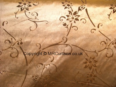 Flowers curtain fabric