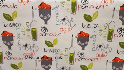 Pomodori curtain fabric