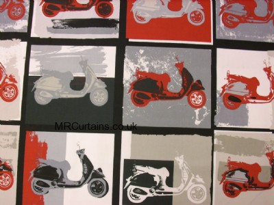 Scooter curtain fabric